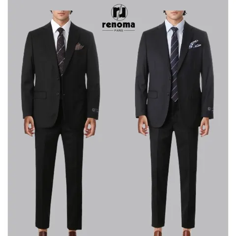 [롯데백화점][레노마캐주얼]SS 레노마 (기간이벤트) 블랙다크네이비 2종택일 스판정장세트 SJ712BDG