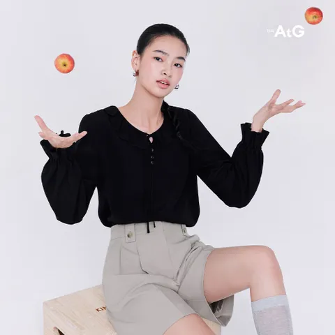 [최초가 59,900원] 클로딘 러플 블라우스