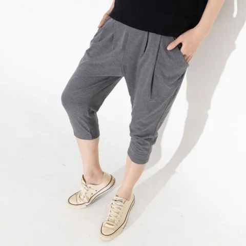 1653 여름바지 7부바지 보들보들면부바지 여성7부바지