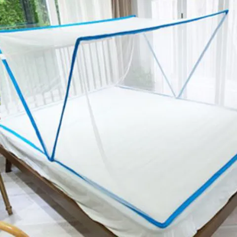 모기덮장 원터치 이불 침대 모기장 1초 더블+더블