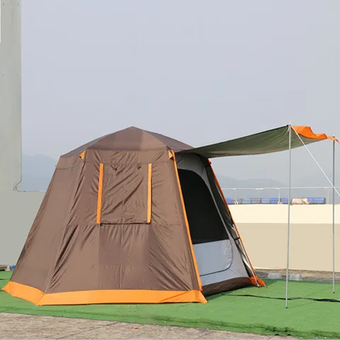 원터치 육각텐트  5인용   커피