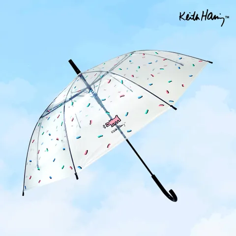 [2개SET] 납작살대 팝 투명우산