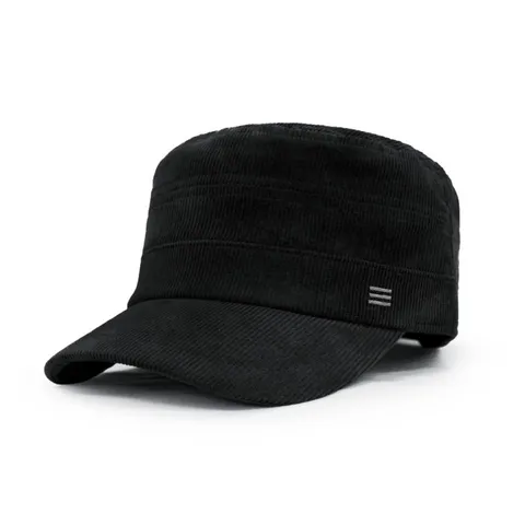 [롯데백화점](모자)]남녀공용 블랙 리클루시브 코듀로이 귀달이 군모 BKD6UMC002