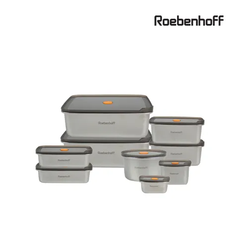 [롯데백화점]스텐 밀폐용기 9종 (직사각 250450600 x21000 x22300 x2 원형440)