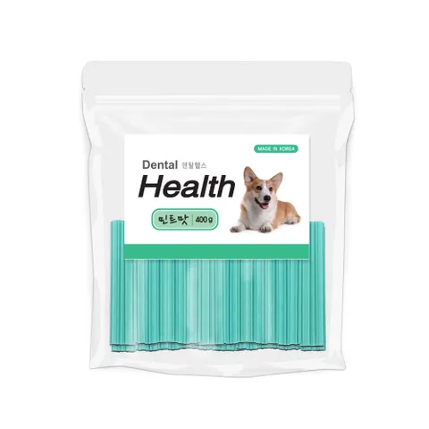 덴탈헬스 민트맛 400g /치석제거/덴탈껌