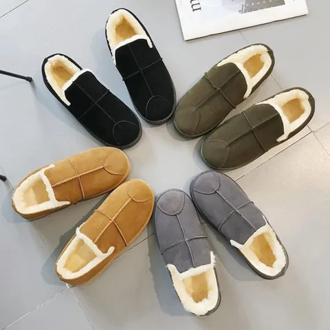 여성 양털모카신 발따뜻한 겨울단화 털신발 양털신발 양털부츠 털신발 겨울단화 양털단화