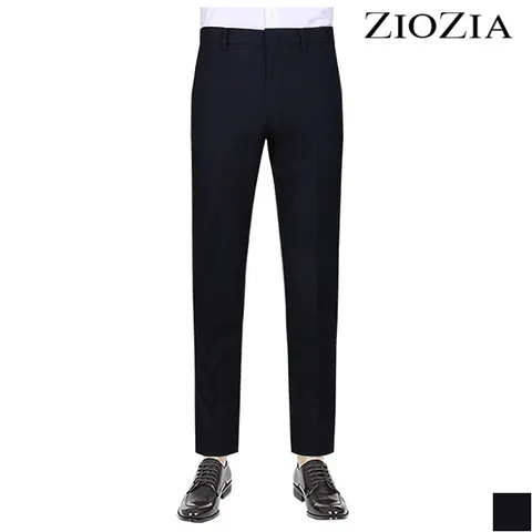 [하프클럽/지오지아]네이비 마이크로 패턴 정장팬츠 ABY5SP1304_NV