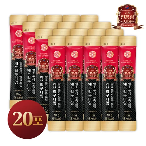 [고려천홍삼] 에브리굿타임 발효홍삼 농축스틱 20포