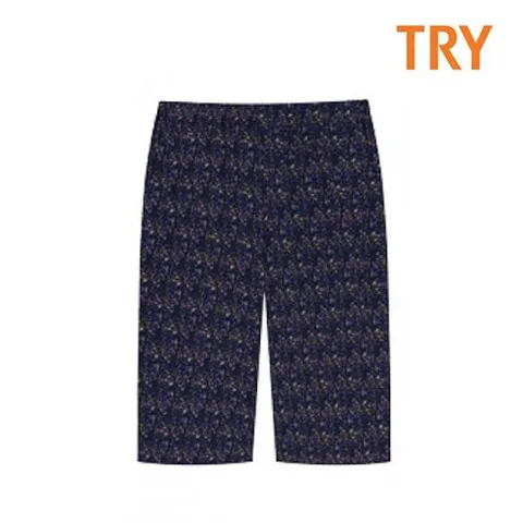 [하프클럽/셀러허브_여성트랜드패션]TRY 여성 리플 5부 파자마 잠옷반바지 하의 홈웨어