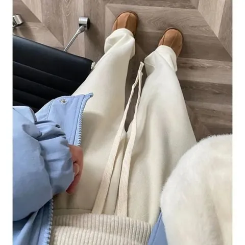 [오노마] ONM 찰랑찰랑 세미와이드 밴딩 팬츠 팬츠 와이드 와이드 (25435692)