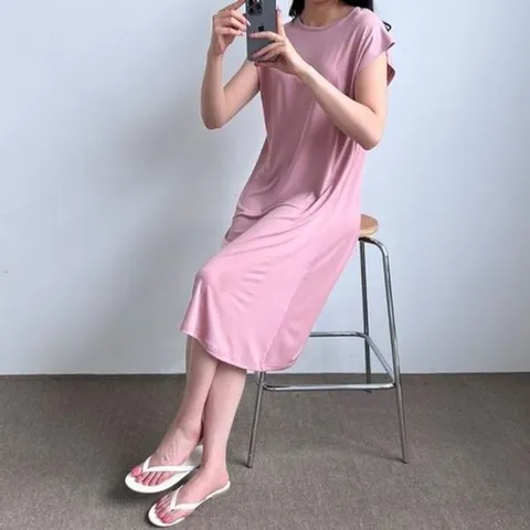 [하프클럽] ONM 슈가링 230624 반소매 SD 원피스