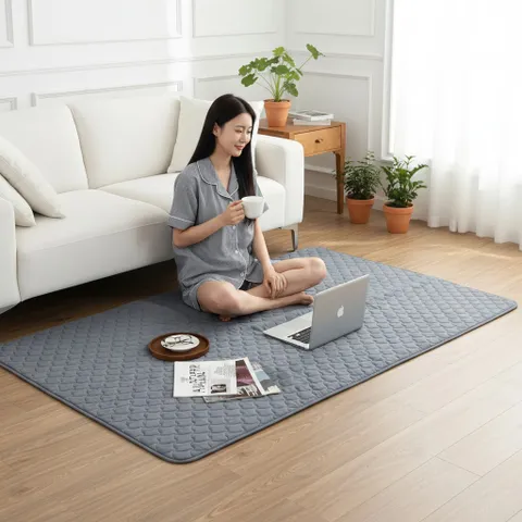 극세사 카본매트 탄소 온열매트 캠핑 전기 탄소매트 침대전기장판 전기요 캠핑용전기매트 한일의료기