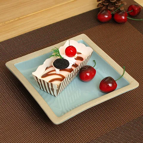 여주 소야 도자기 아름 블루 민사각찬기그릇 2호 도자기그릇 여주도자기 그릇세트