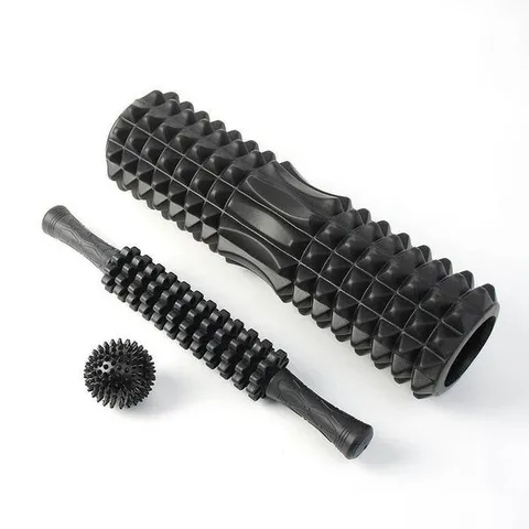 [하프클럽/셀러허브_여성트랜드패션]마사지볼+마사지스틱+폼롤러 세트(45cm) 홈트