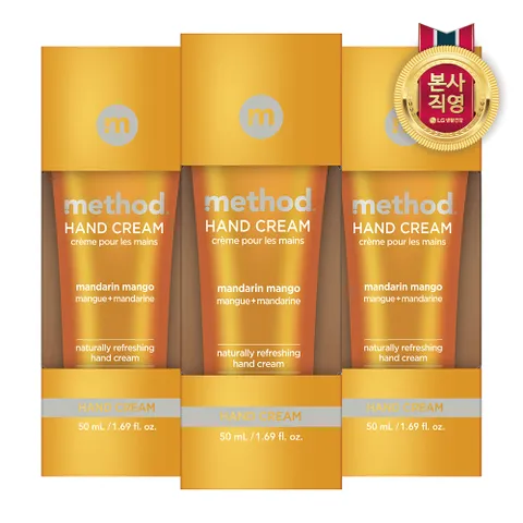 메소드 핸드크림 50ml 만다린망고향 x 3개