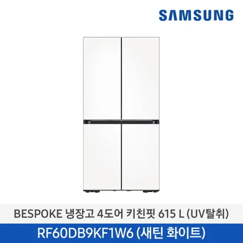 렌탈  비스포크 4도어 냉장고 키친핏 615L RF60DB9KF1W6 60개월 86,000