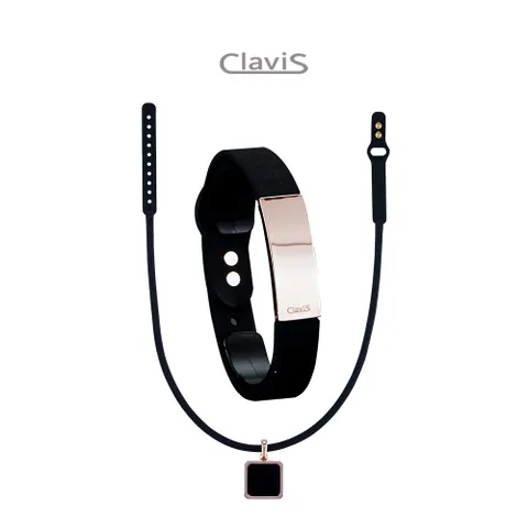 [TV]클라비스 에너제틱 테라 자석 목걸이/팔찌 세트(로즈골드)