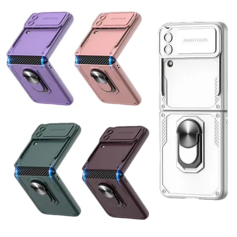 갤럭시 z플립4 슬라이드 카메라 커버 보호 링 핑거 그립 케이스
