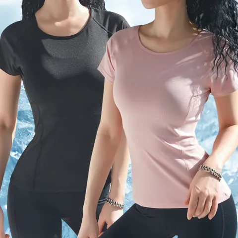 1+1 필라테스옷 여성 반팔 상의 요가복 커버업 운동복 필라테스복 에어로빅복 요가복
