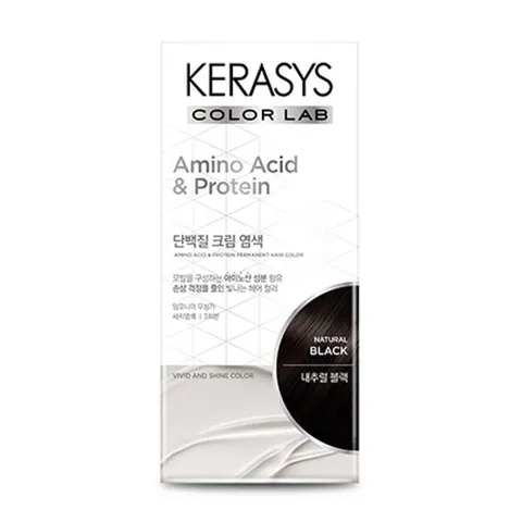 케라시스 단백질 크림 염색약 120g 내추럴블랙 염색약 새치 칼라염색약 염색 염모제