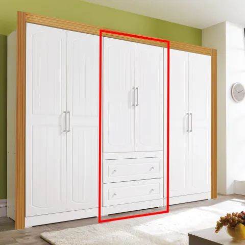 유코스 네이 2단 서랍 옷장 4컬러