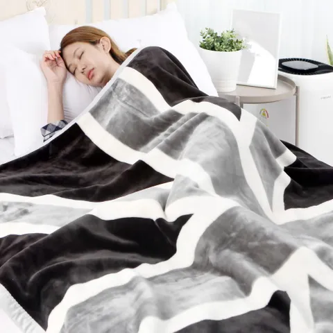 밍크담요 플래그 그레이 유니언잭 디자인 밍크 싱글 담요 캠핑담요