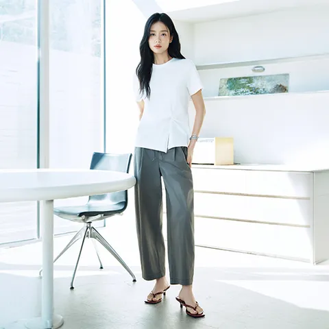 [미리주문 10%] 썸머 커브드 밴딩 팬츠 2종