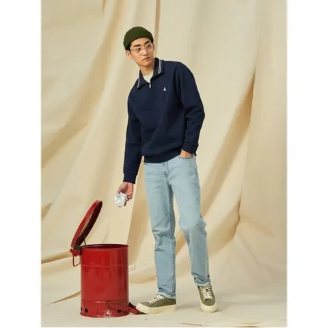 [Essential]슬림 워싱 데님 팬츠 - 스카이 블루 (BC5121E72Q)