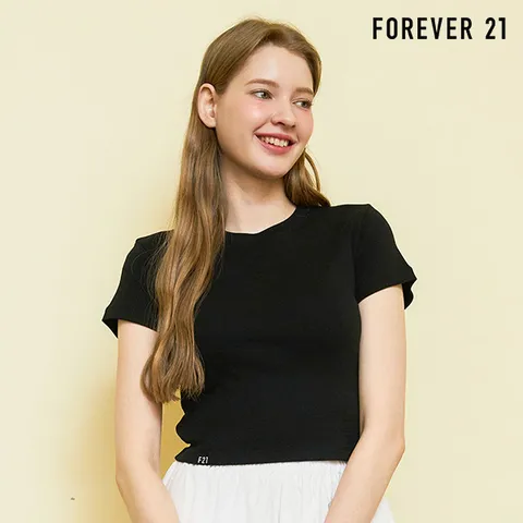 [포에버21] 25SS 크롭 반팔티셔츠 4컬러 택1
