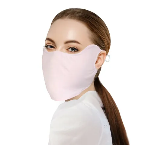 이쁜이 자외선 차단 마스크 1매  일반형 핑크  라이딩마스크 필드마스크 골프마스크 자외선마스