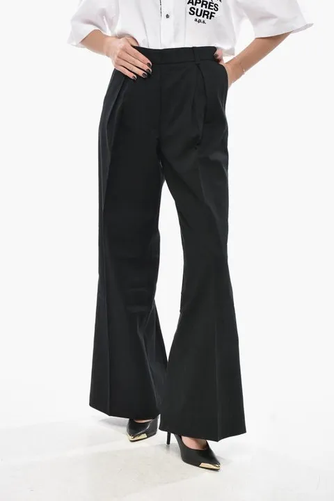[해외직구] 올세인츠 스트레이트 팬츠 HALLY W010QA BLACK Black