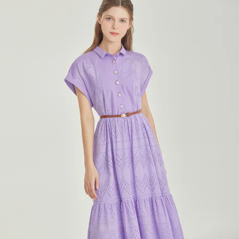 [롯데백화점]아일렛벨트셋원피스+슬립세트 VFF3M1OP3831