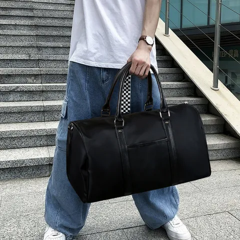 브리사 남성 여성 튜일 대형 여행 가방 보스턴백