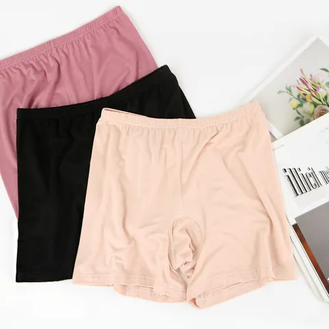 국산 빅사이즈 여성 자연섬유 3부 사각팬티 드로즈