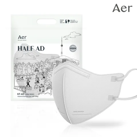 KF-AD 비말차단 하프 마스크 S/M/L 25개입 3종 (택1)