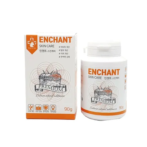 강아지 고양이 인챈트 스킨케어 피부영양제 강아지영양제 고양이영양제 강아지유산균