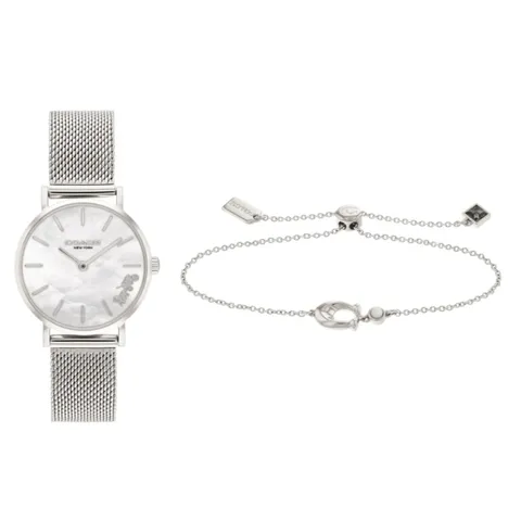 [롯데백화점][마션틴트(잡화)](코치) 공식수입 여성 메탈시계 페리14000085(케이스 28mm) 기프트세트