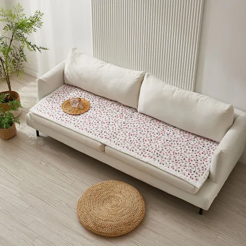 퐁퐁이 여름 쇼파패드 쿨 시어서커 소파 매트 깔개 커버 4인용