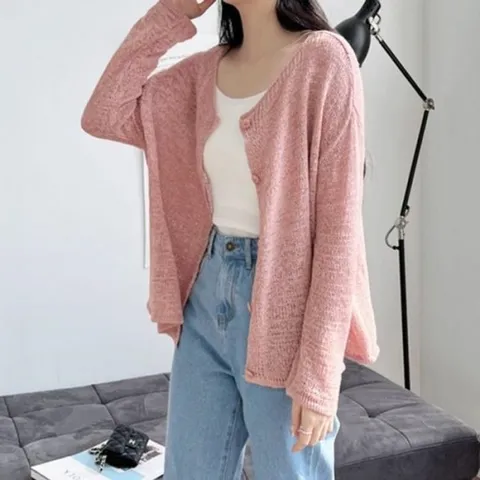 [오노마] ONM 학생 긴팔 심플 포인트 아우터 여름 러블리 데일리 니 (11870411)