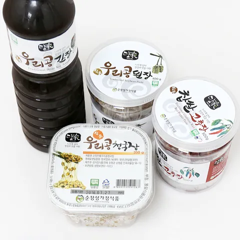 전남 순창 전통 된장 간장 고추장 청국장