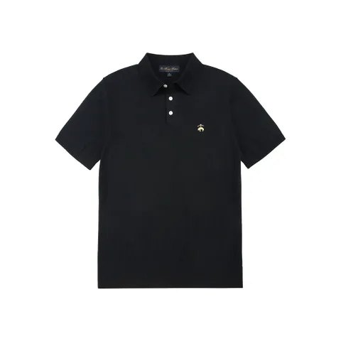 판매중단_코튼 실크 폴로 스웨터 (블랙) (BBWTMB1001UES)