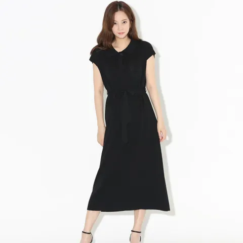 [다잇템] 여자 니트 봄여름 베이직 세련미 롱원피스