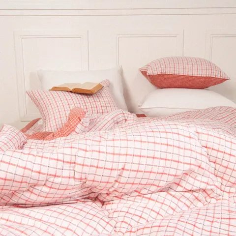 먼지없는 코지 마일드체크 침구