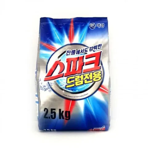 드럼전용 세제 스파크 2.5kg 애경 세탁 세탁세제 드럼 드럼세제
