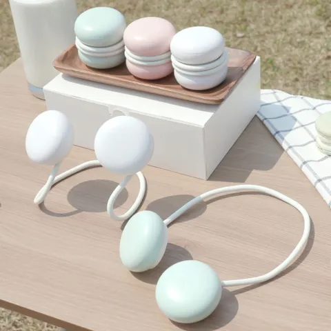 헤쎈 바로착 마카롱 넥 포켓 선풍기 더블세트