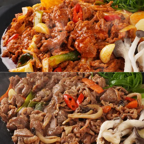[두산FS] 오링 오리 고추장+간장 불고기(각 500g/총 1kg)
