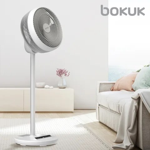보국 에어 써큘레이터 선풍기 스탠드 BLDC 저소음 제로닷 화이트
