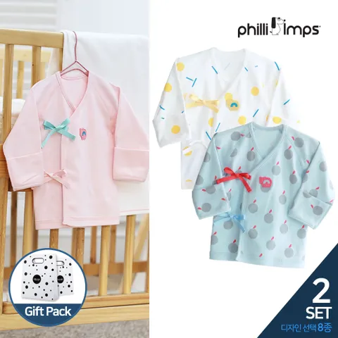 [출산선물]★2SET★배냇저고리2SET(배냇저고리2벌)8종택2