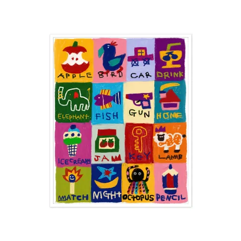 [그림액자] 알파벳 시리즈 A to P / 플라베어