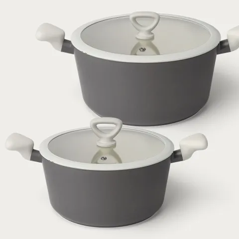 키친플라워 인덕션냄비 투톤 코팅 24양수 28곰솥 세트 인덕션냄비 곰솥냄비 IH냄비 세라믹냄비